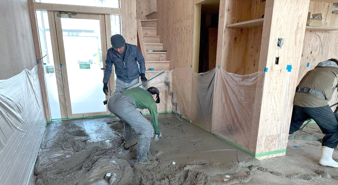 【東川町】コテージは仕上げに入りました