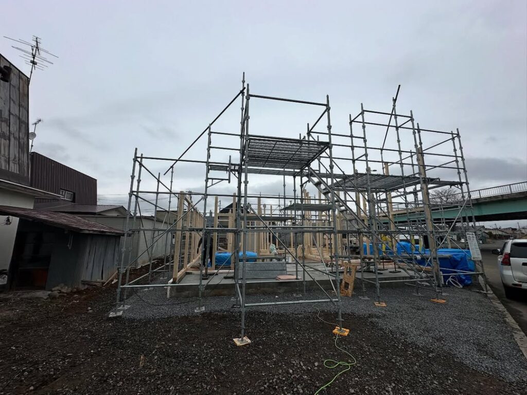 【美瑛町】大工工程に入りました