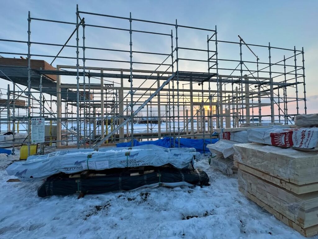 【東川町】大工工程に入りました