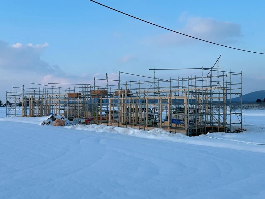 【東川町】大工工程に入りました