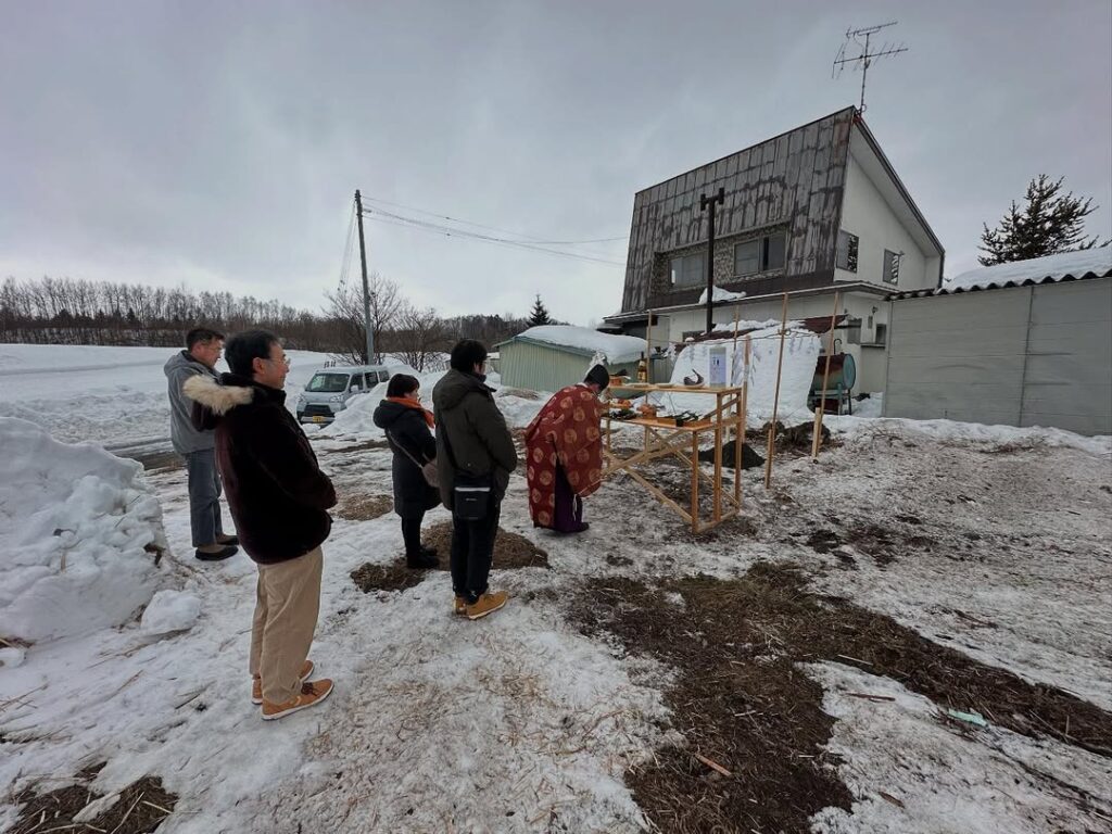 【美瑛町】地鎮祭が執り行われました