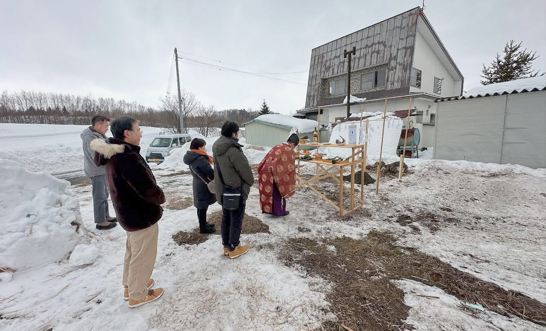 【美瑛町】地鎮祭が執り行われました