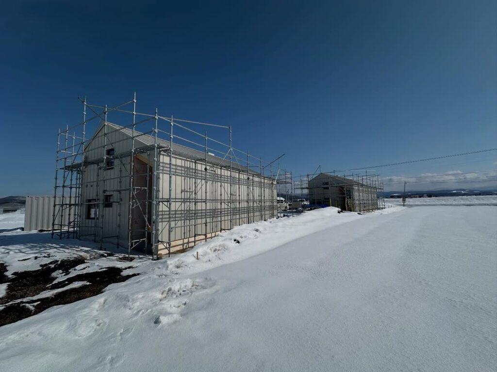 【東川町】外装の板金工事が終了