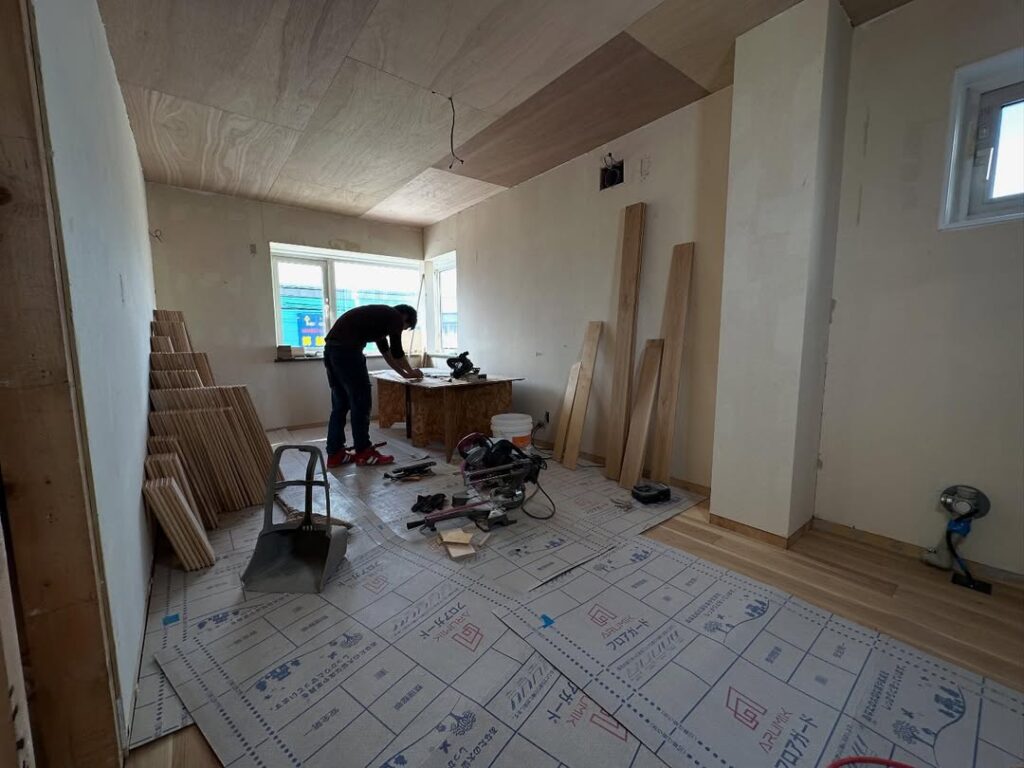 【旭川】1ヶ月後の完成に向け改修工事中！