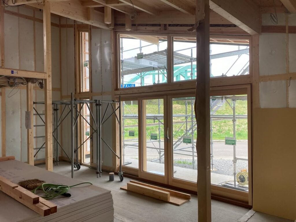 【美瑛町】壁断熱施工完了！