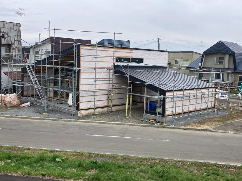 【美瑛町】壁断熱施工完了！