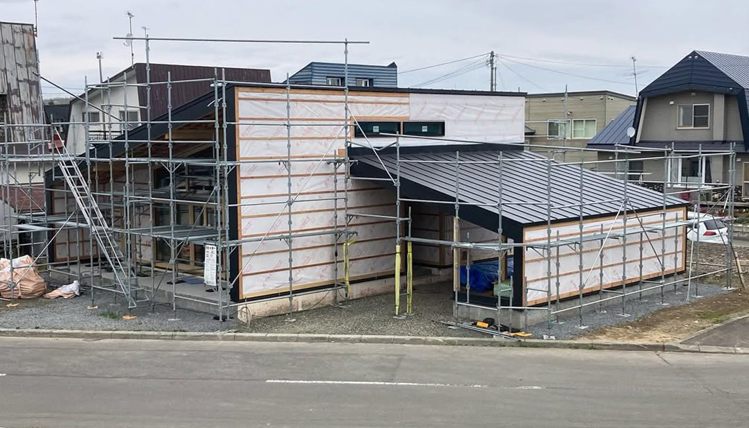 【美瑛町】壁断熱施工完了！