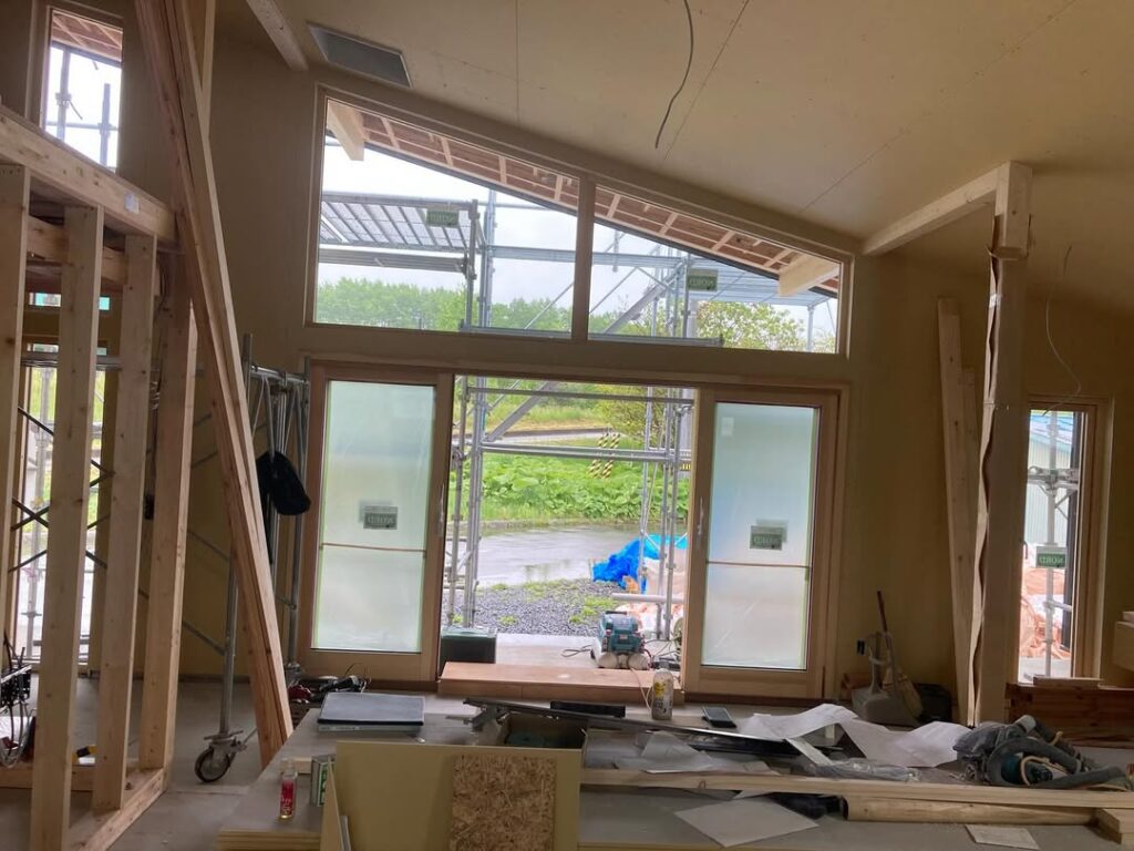 【美瑛町】内部造作進行中！