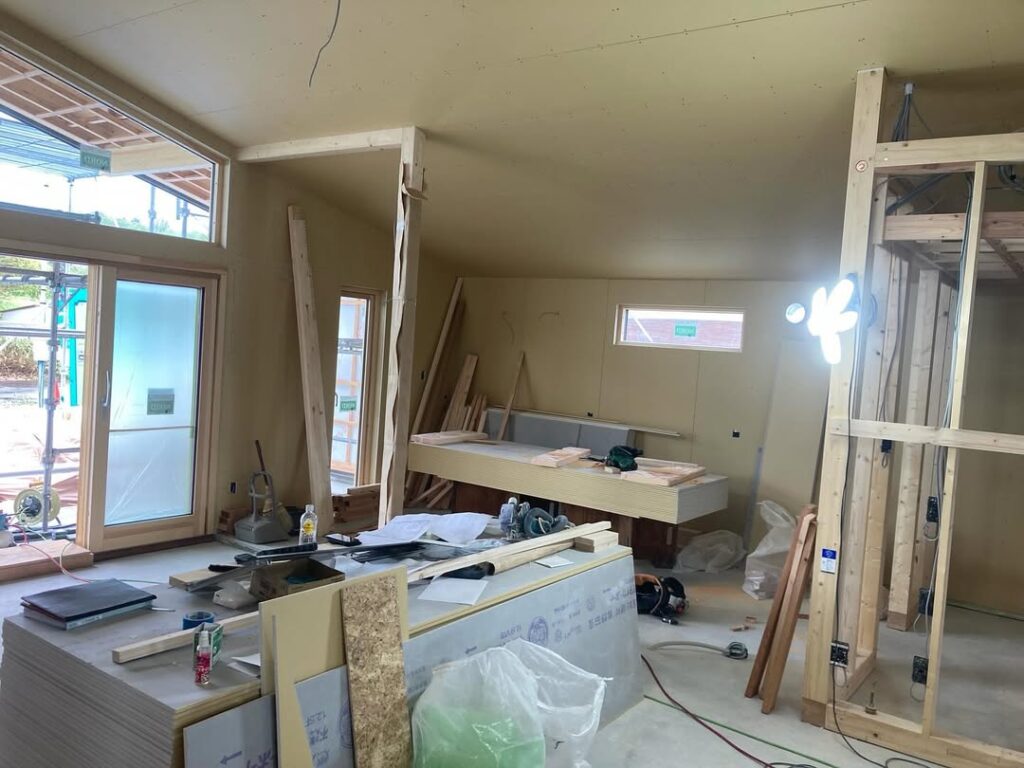 【美瑛町】内部造作進行中！