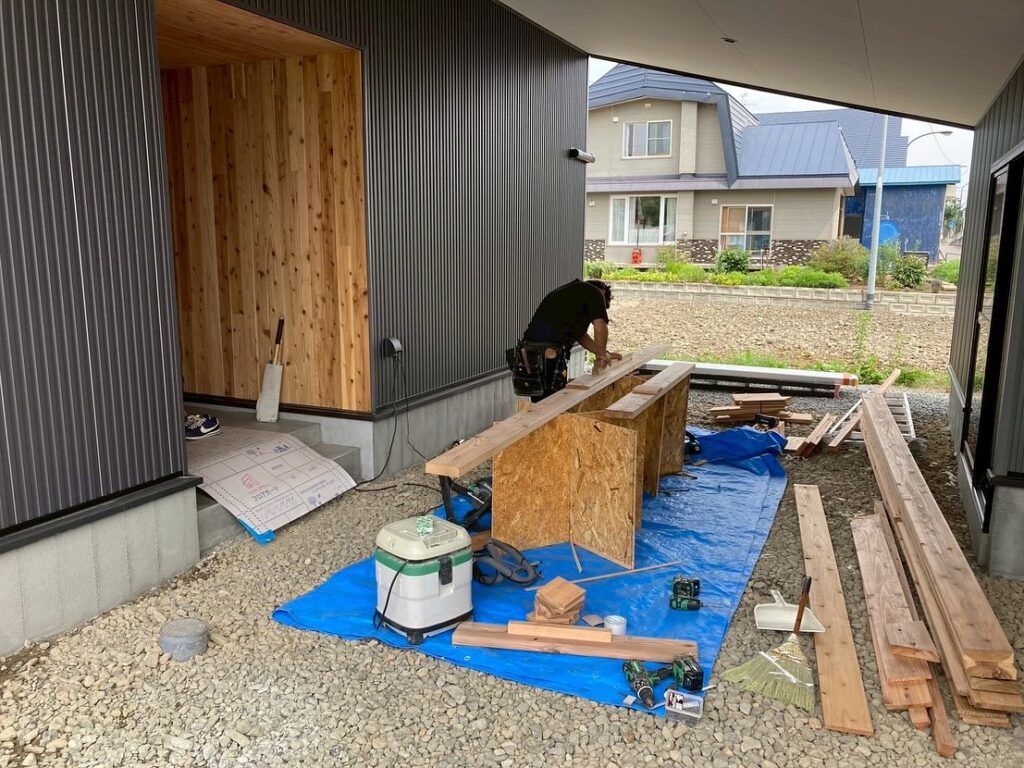 【美瑛町】外壁工事から引き渡しへ進行中