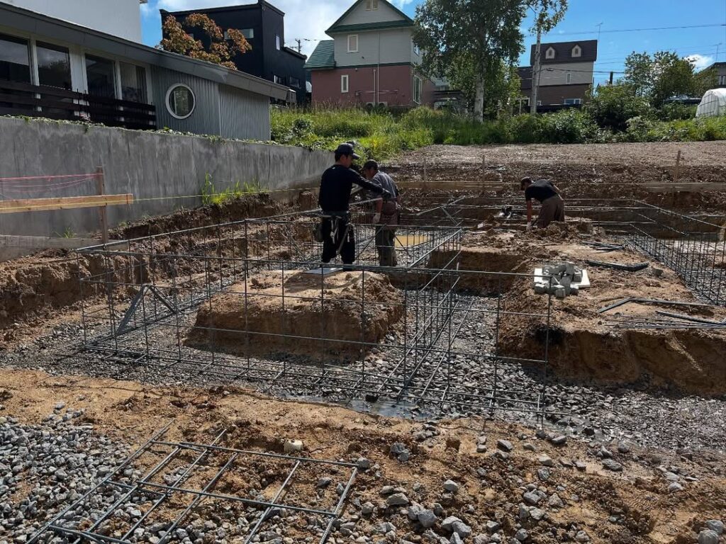 【旭川】鉄筋組みがスタート！