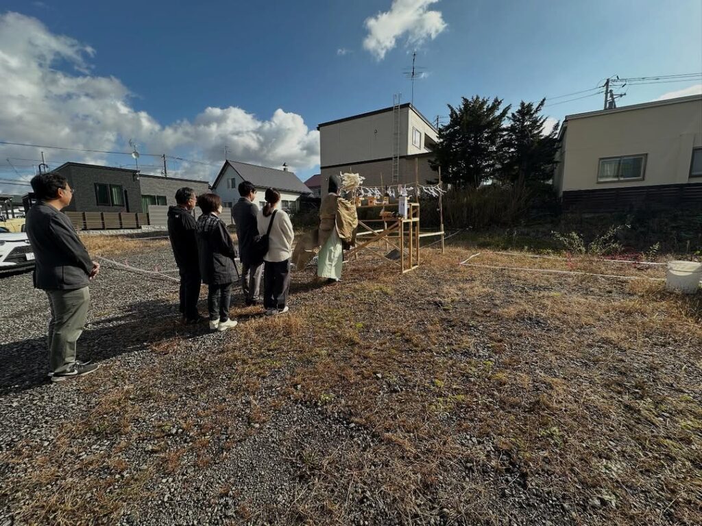 【旭川】大工工程が進み家の形が出来てきました