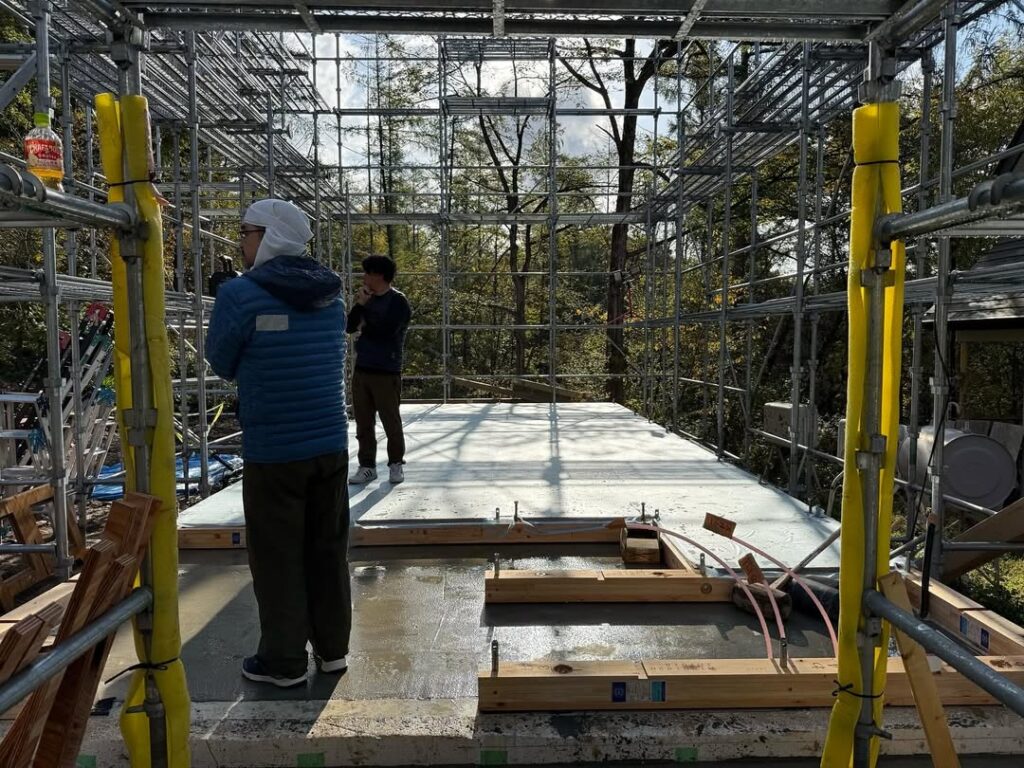 【旭川】大工工程が進み家の形が出来てきました