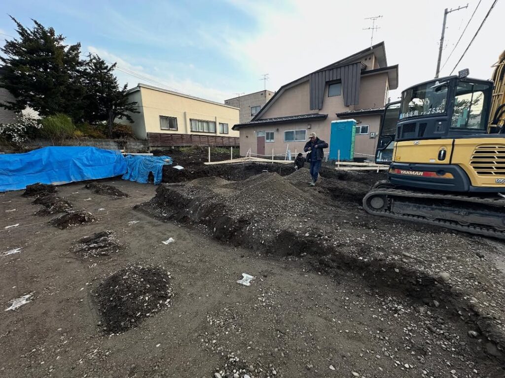 【旭川】市内の現場がスタートしました。