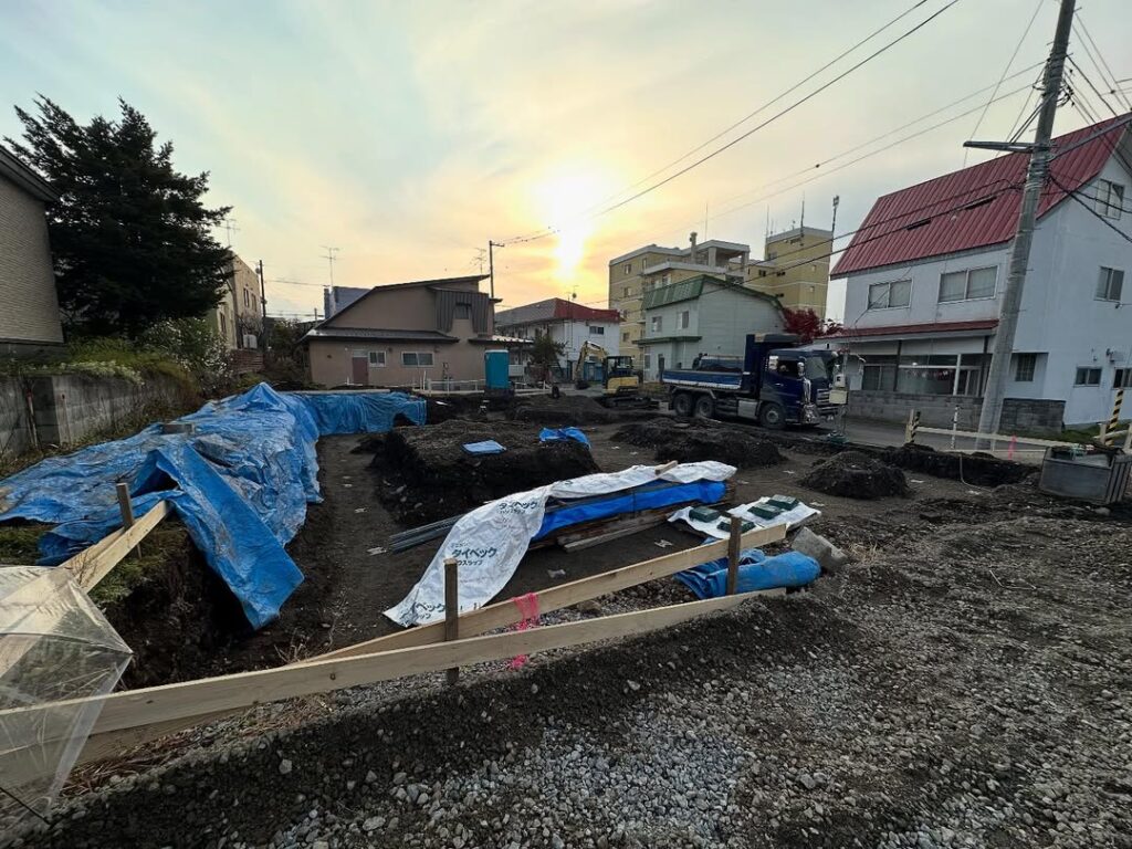 【旭川】市内の現場がスタートしました。