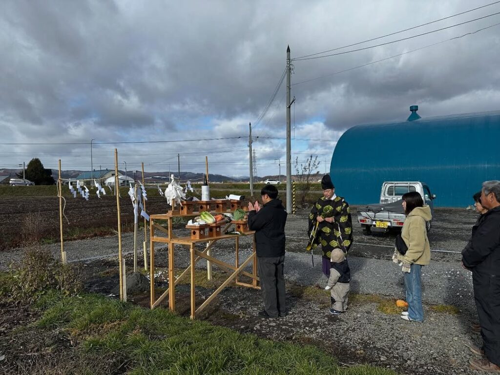 【剣淵町】地鎮祭が執り行われました