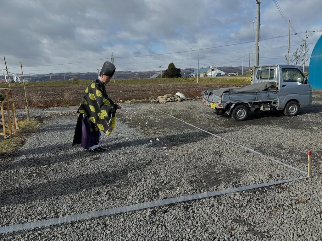 【剣淵町】地鎮祭が執り行われました