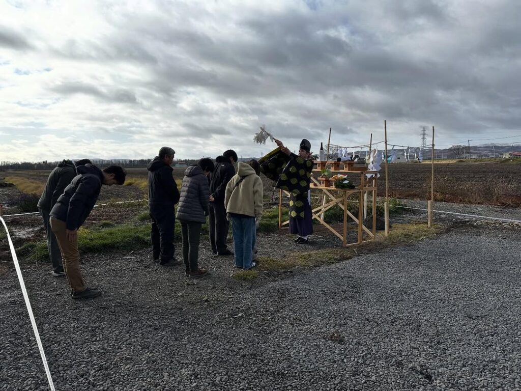 【剣淵町】地鎮祭が執り行われました