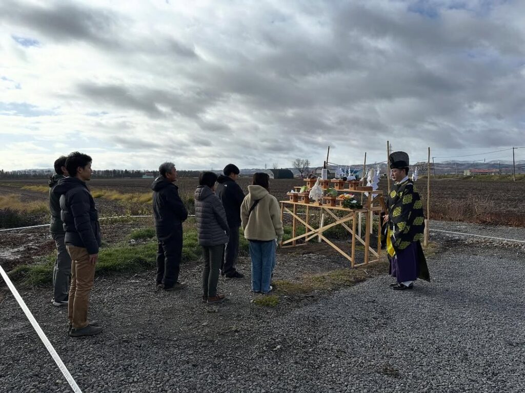【剣淵町】地鎮祭が執り行われました