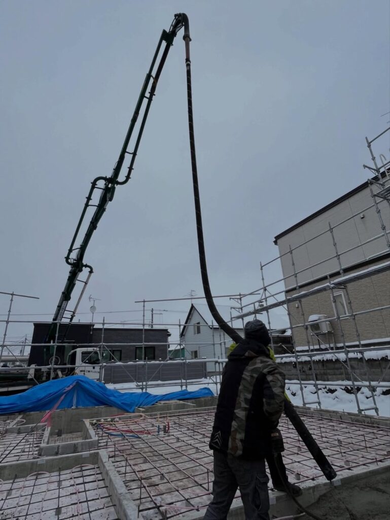 【東川町】年明けからの現場着工に先立ち作業開始。