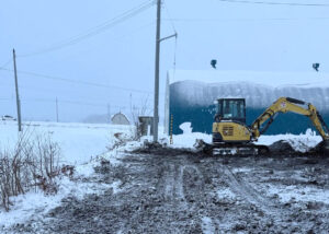 【東川町】年明けからの現場着工に先立ち作業開始。
