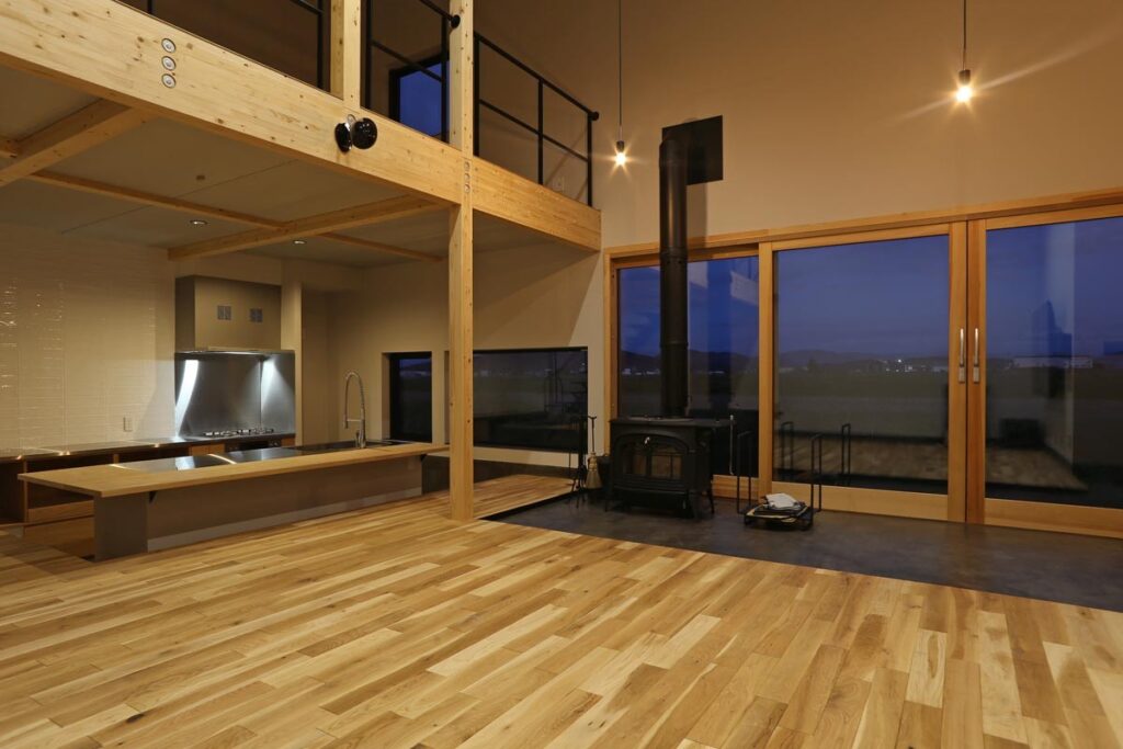 2023年　旭川市K様邸/ダウンフロアとスキップフロアで立体感　